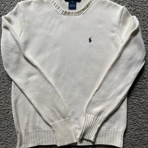 Ralph Lauren Women’s Cream Crewneck Sweater